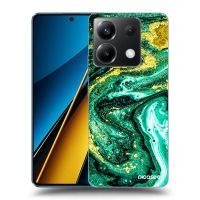 Silikónový čierny obal pre Xiaomi Poco X6 - Green Gold