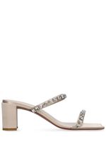 60mm Tanya Embellished Satin Sandals