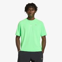 T-shirt adidas Tech Trefoil Essentials Polyester T-Shirt Screaming Green S