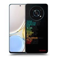 Silikónový čierny obal pre Honor Magic4 Lite 5G - Motto života