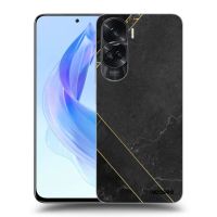 Silikónový čierny obal pre Honor 90 Lite 5G - Black tile