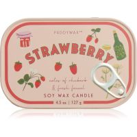 Paddywax Bistro Tin Strawberry aроматична свічка в металевій коробці 127 гр