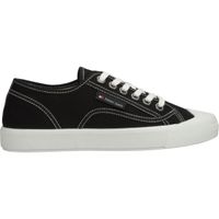Tommy Hilfiger TJW FOXING SNEAKER CANVAS Дамски спортни обувки, черно, размер