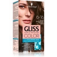 Schwarzkopf Gliss Color перманентната боя за коса цвят 6-16 Cool Pearly Brown