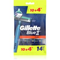 Gillette Blue II Plus jednorázové holiace strojčeky pre mužov 14 ks