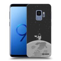 Silikónový čierny obal pre Samsung Galaxy S9 G960F - Astronaut