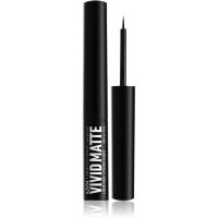 NYX Professional Makeup Vivid Matte Flüssige Eyeliner mit Matt-Effekt Farbton Black 4 ml