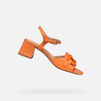 Orange women's sandals Geox New Eraklia 50 T - Women's
