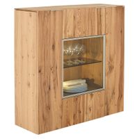 Voglauer VYSOKÁ KOMODA, staré dřevo, dub, barvy dubu, 128/130/42,3 cm