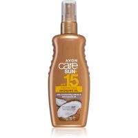 Avon Care Sun + Bronze слънцезащитно сухо масло SPF 15 150 мл.