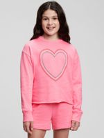 GAP Baby Heart Sweatshirt - Girls