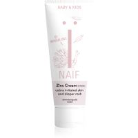 Naif Baby & Kids Zinc Cream krema proti vnetju ritke za otroke od rojstva brez dišav 75 ml