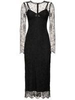 Chantilly Lace Long Sleeve Midi Dress