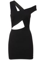 Lei Asymmetric Cutout Jersey Mini Dress