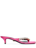 45mm Embellished Satin Sandals