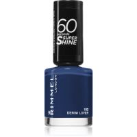 Rimmel 60 Seconds Super Shine Nagellack Farbton 102 Denim Lover 8 ml
