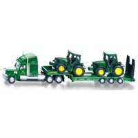 Siku Farmer 1837 Tahač s podvalníkem a traktory John Deere