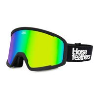 HORSEFEATHERS Snowboardové okuliare Huck - black/mirror green