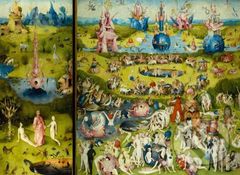 Jérôme Bosch - The Garden of Earthly Delights - puzzle z kategorie Umělecké