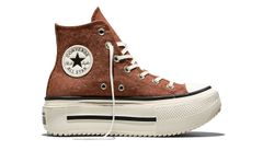 Converse Chuck Taylor All Star Lift Double Stack Brown A17883C Dámske - Tenisky Converse - Hnedá - A17883C-5 - Size: 5