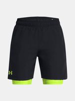 Under Armour UA Woven 2in1 Kinder Shorts Schwarz