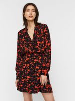 AWARE by VERO MODA Orange-black patterned shirt VERO MODA Rio - Women's