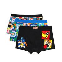 Cropp - Komplet 3 boksaric Looney Tunes - črna