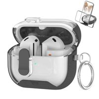 STARCHAIN Zaščitni ovitek za Samsung Galaxy Buds 3 / Buds 3 Pro FLUFFY GREY