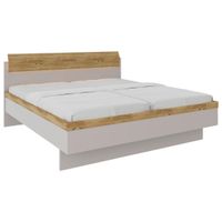 Dieter Knoll POSTEĽ, 180/200 cm, farba duba, svetlosivá