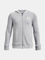 Under Armour UA Rival Terry FZ Hoodie Sweatshirt Kinder Grau