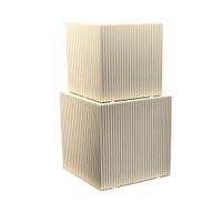 Xora SADA KONFERENČNÝCH STOLÍKOV, kašmírová, kompozitné drevo, 45/40/45/40/45/40 cm