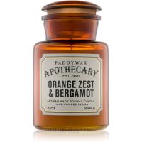 Paddywax Apothecary Orange Zest & Bergamot dišeča sveča 226 g