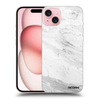 ULTIMATE CASE pro Apple iPhone 15 - White marble