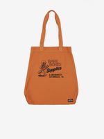 SuperDry Elsie Canvas Graphic Tote Torebka Pomarańczowy