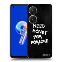 Silikónový prehľadný obal pre Asus Zenfone 9 - Black Dollar
