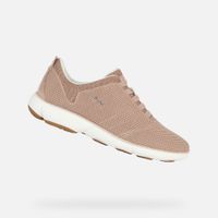 Cream women's sneakers Geox Nebula - Women's