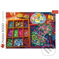 Trefl Puzzle 3000 - Večer s puzzle - puzzle z kategorie Umělecké