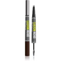MAYBELLINE NEW YORK Brow Inserts creion pentru sprancene perie 2 in 1 culoare 06 Black Brown 1.25 ml