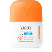 Vichy Capital Soleil UV Aqua захисний тонуючий флюїд для обличчя зі зволожуючим ефектом SPF 50 50 мл