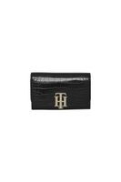 Tommy Hilfiger Wallet - TH LOCK MED FLAP WALLET black