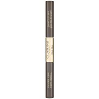 Clarins Brow Duo set pentru aranjarea sprâncenelor pentru fixare și formă culoare 05 - Dark Brown 2,8 g