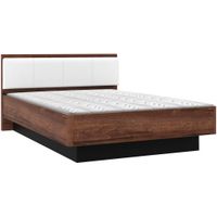 Carryhome POSTEĽ, 120/200 cm čierna, biela, farba duba