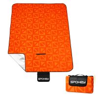 Spokey PICNIC APRICOTE Picnic blanket with strap 150 x 180 cm