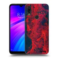 Silikónový prehľadný obal pre Xiaomi Redmi 7 - Organic red
