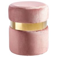 Xora TABURETKA, kov, textil, 37/44/37 cm