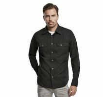 košulja muška Brandit - Ljudi Košulja Vitak - Crno - 4005/2 5XL