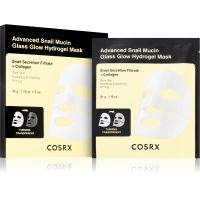 Cosrx Advanced Snail Mucin Glass Glow Hydrogel Mask revitalizační hydrogelová maska se šnečím extraktem pro sjednocení barevného tónu pleti 3 ks