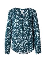 ZABAIONE Bluza 'An44nabelle'  smaragdno zelena / pastelno zelena / bijela