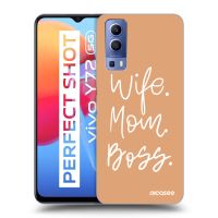 Silikónový čierny obal pre Vivo Y72 5G - Boss Mama