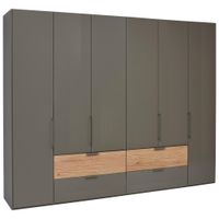 Dieter Knoll ŠATNÍKOVÁ SKRIŇA, dub, antracitová, farba duba, 300/236/58 cm